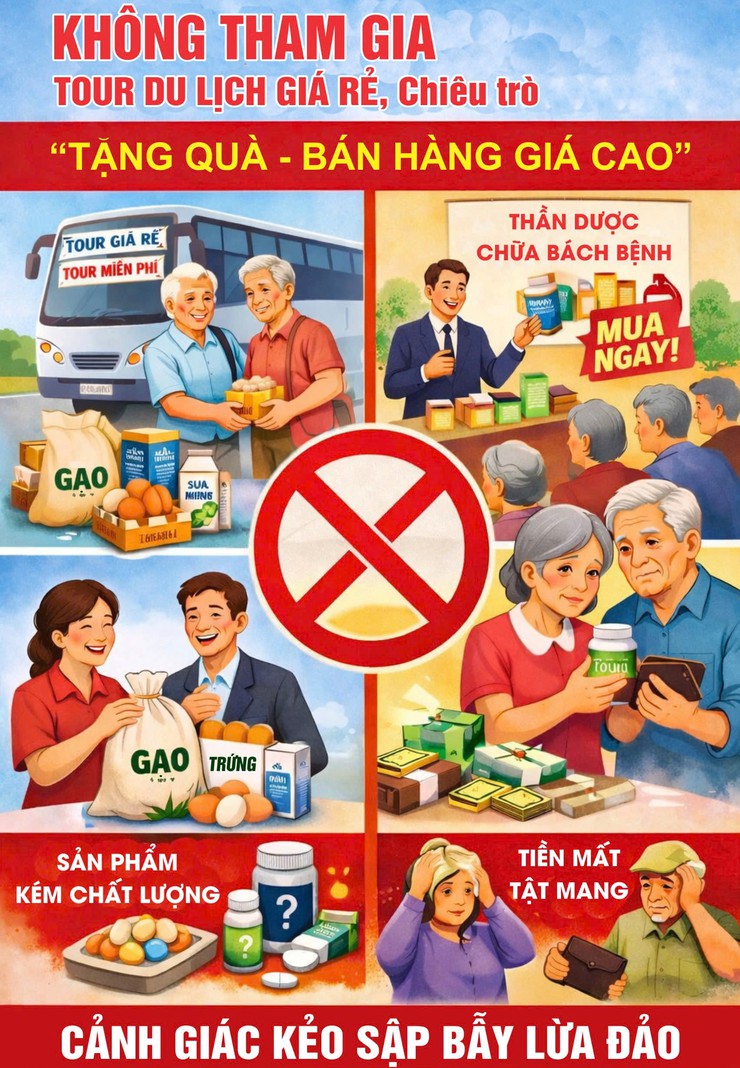 Cảnh giác với tour du lịch giá rẻ và chiêu trò “Tặng quà – bán hàng giá cao”- Ảnh 1.