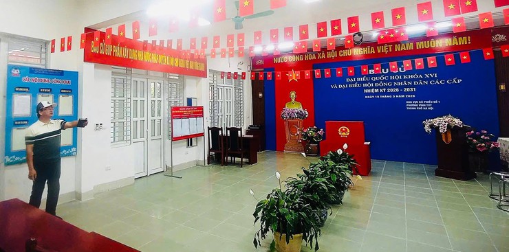 Phường Vĩnh Tuy hoàn tất công tác chuẩn bị cho Ngày hội non sông 15/3- Ảnh 2.