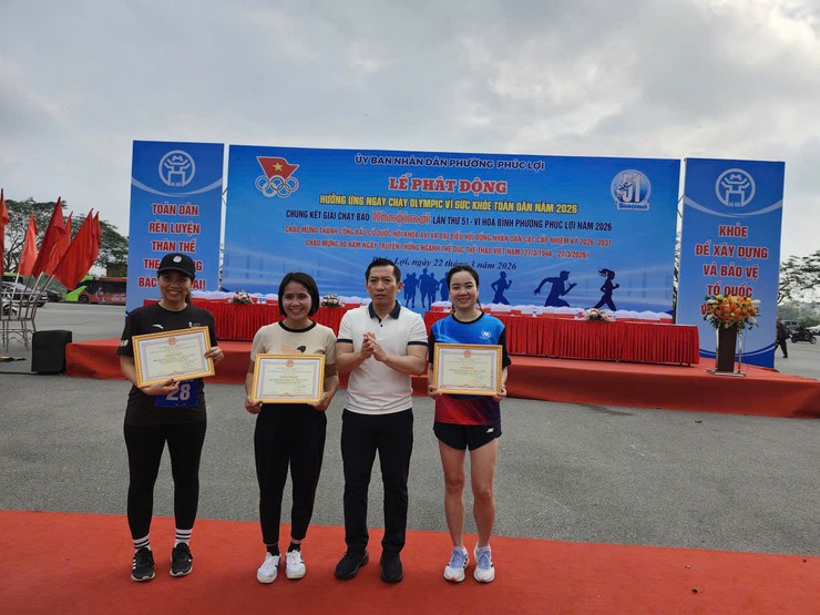 Lan tỏa Ngày chạy Olympic vì sức khỏe toàn dân năm 2026 tại phường Phúc Lợi- Ảnh 8.