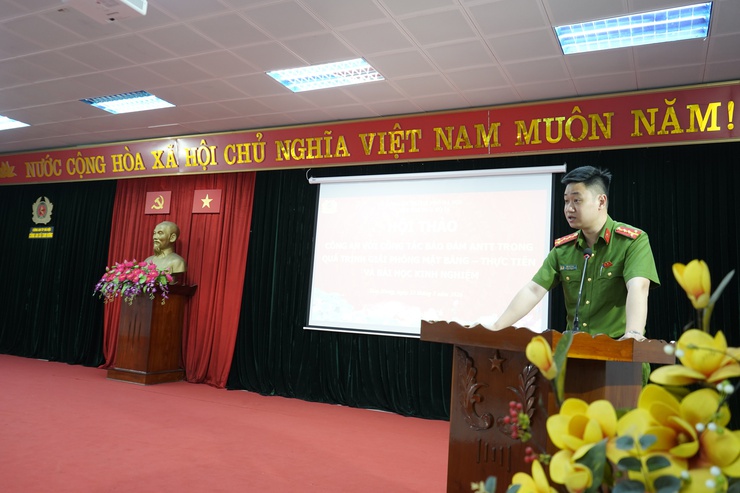 Cụm thi đua số 16 – Công an Thành phố Hà Nội: Nâng cao hiệu quả bảo đảm an ninh trật tự công tác giải phóng mặt bằng từ cơ sở- Ảnh 2.