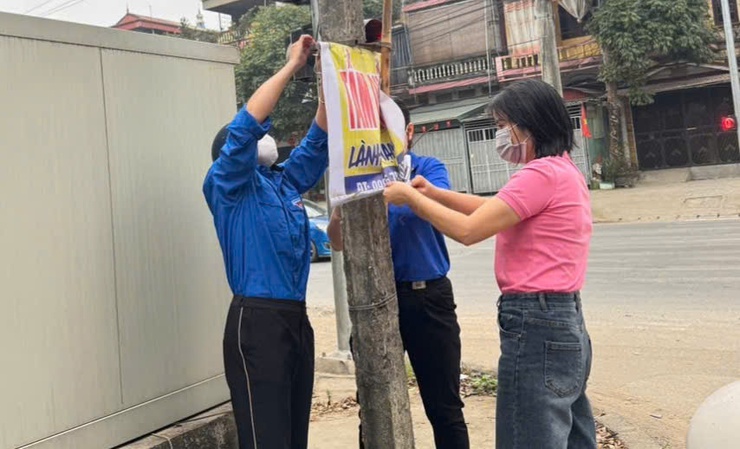 TUỔI TRẺ XÃ ĐOÀI PHƯƠNG RA QUÂN NGÀY CHỦ NHẬT XANH- Ảnh 2.