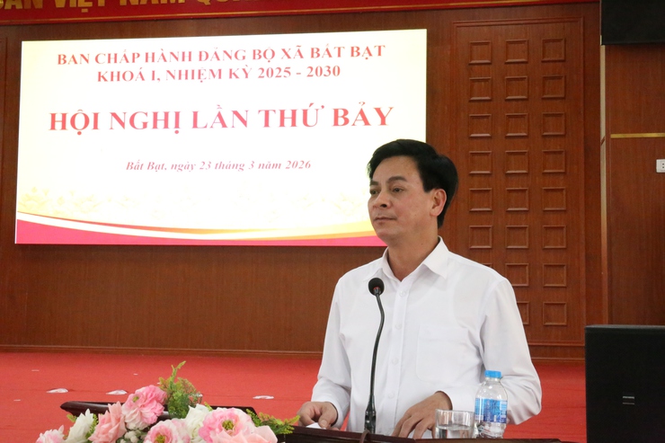 Hội nghị lần thứ Bảy – Ban Chấp hành Đảng bộ xã Bất Bạt khóa I quyết nghị nhiều nội dung quan trọng- Ảnh 2.