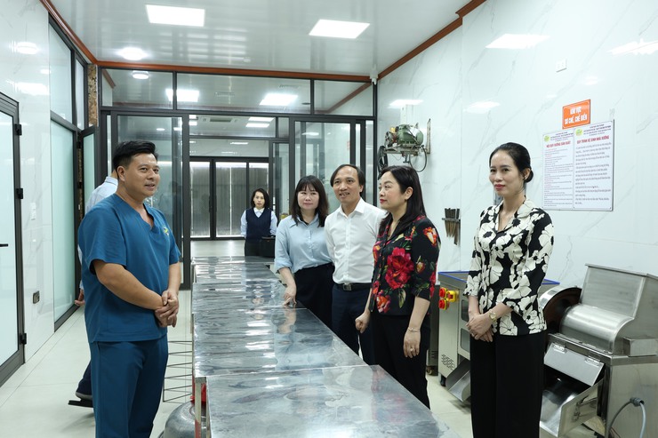 Lãnh đạo xã Vân Đình thăm, dâng hương tại Phủ Ứng Thiên và khảo sát cơ sở sản xuất chả vịt Thúy Mạnh- Ảnh 3.