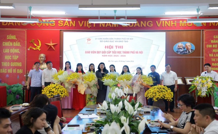 Phường Thanh Xuân đăng cai tổ chức thành công
Hội thi Giáo viên dạy giỏi cấp Tiểu học Thành phố Hà Nội- Ảnh 1.
