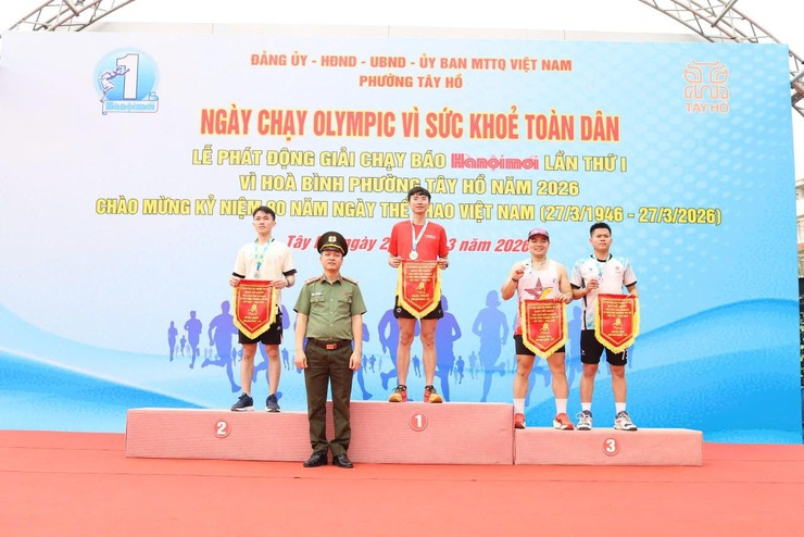 Phường Tây Hồ: Sôi nổi Ngày chạy Olympic và Giải chạy Báo Hànộimới lần thứ I năm 2026- Ảnh 11.