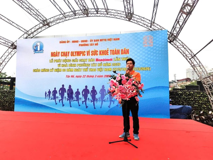 Phường Tây Hồ: Sôi nổi Ngày chạy Olympic và Giải chạy Báo Hànộimới lần thứ I năm 2026- Ảnh 4.