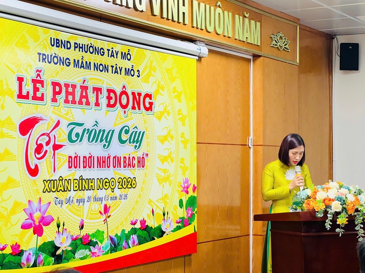 Trường Mầm non Tây Mỗ 3 rộn ràng hưởng ứng "Tết trồng cây – Đời đời nhớ ơn Bác Hồ"

- Ảnh 7.