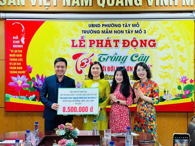 Trường Mầm non Tây Mỗ 3 rộn ràng hưởng ứng "Tết trồng cây – Đời đời nhớ ơn Bác Hồ"

- Ảnh 8.