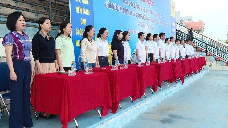 Sôi nổi Ngày chạy Olympic vì sức khỏe toàn dân năm 2026 tại xã Thanh Trì- Ảnh 2.