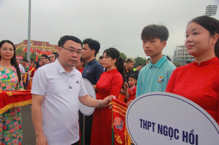 Sôi nổi Ngày chạy Olympic vì sức khỏe toàn dân năm 2026 tại xã Thanh Trì- Ảnh 12.