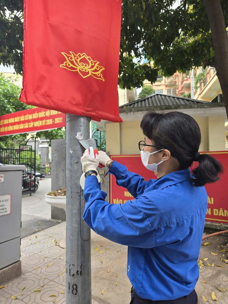 Tuổi trẻ Giảng Võ ra quân Hưởng ứng “Ngày chủ nhật xanh” lần thứ I năm 2026- Ảnh 3.