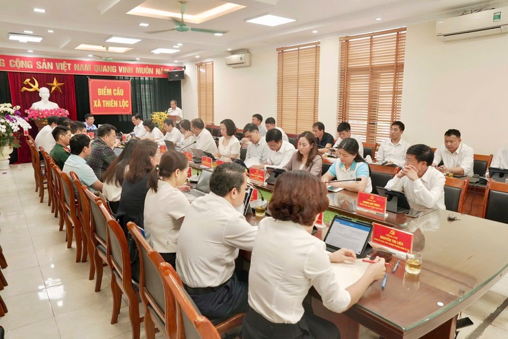 Hội nghị lần thứ Bảy Ban chấp hành Đảng bộ xã Thiên Lộc khóa I, nhiệm kỳ 2025 - 2030- Ảnh 1.