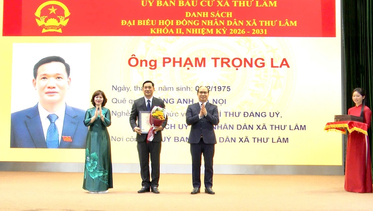 XÃ THƯ LÂM TỔ CHỨC HỘI NGHỊ TỔNG KẾT CÔNG TÁC BẦU CỬ ĐẠI BIỂU QUỐC HỘI KHÓA XVI VÀ ĐẠI BIỂU HĐND CÁC CẤP NHIỆM KỲ 2026–2031- Ảnh 11.