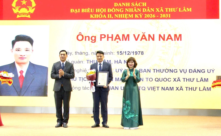 XÃ THƯ LÂM TỔ CHỨC HỘI NGHỊ TỔNG KẾT CÔNG TÁC BẦU CỬ ĐẠI BIỂU QUỐC HỘI KHÓA XVI VÀ ĐẠI BIỂU HĐND CÁC CẤP NHIỆM KỲ 2026–2031- Ảnh 12.