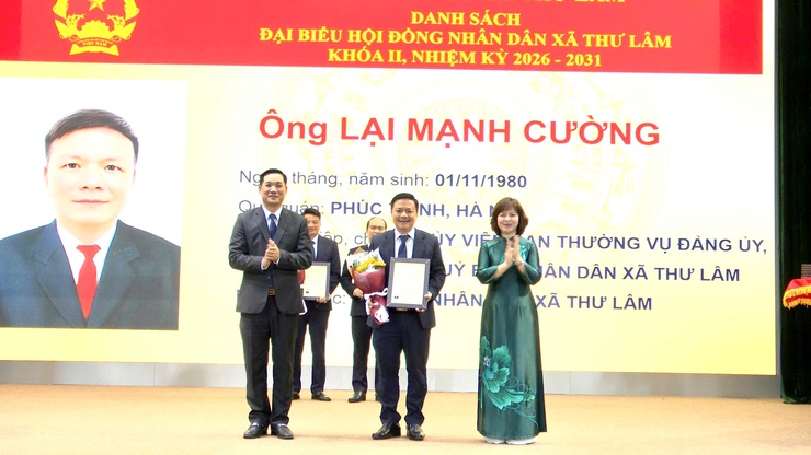 XÃ THƯ LÂM TỔ CHỨC HỘI NGHỊ TỔNG KẾT CÔNG TÁC BẦU CỬ ĐẠI BIỂU QUỐC HỘI KHÓA XVI VÀ ĐẠI BIỂU HĐND CÁC CẤP NHIỆM KỲ 2026–2031- Ảnh 16.