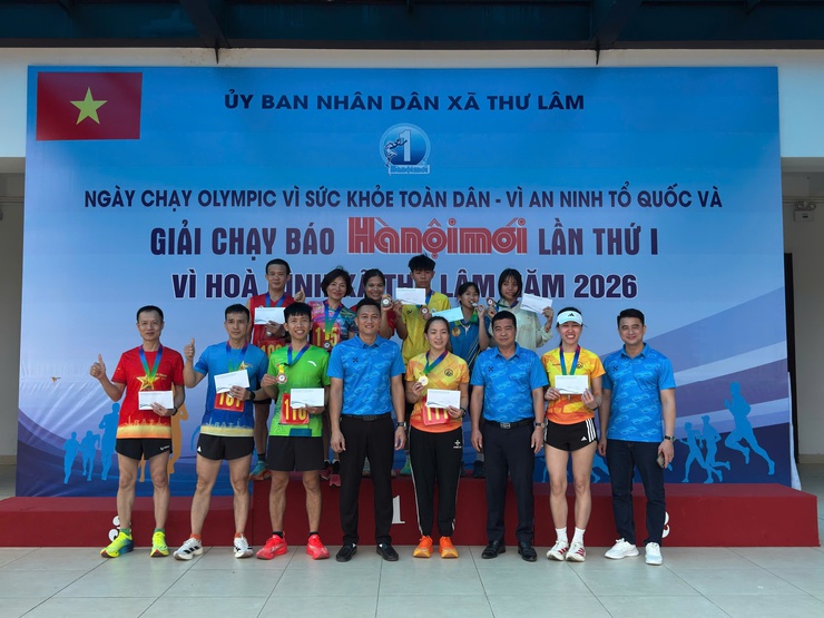 UBND XÃ THƯ LÂM TỔ CHỨC NGÀY CHẠY OLYMPIC VÌ SỨC KHỎE TOÀN DÂN, VÌ AN NINH TỔ QUỐC VÀ GIẢI CHẠY BÁO HÀ NỘI MỚI LẦN THỨ I – VÌ HÒA BÌNH NĂM 2026- Ảnh 15.