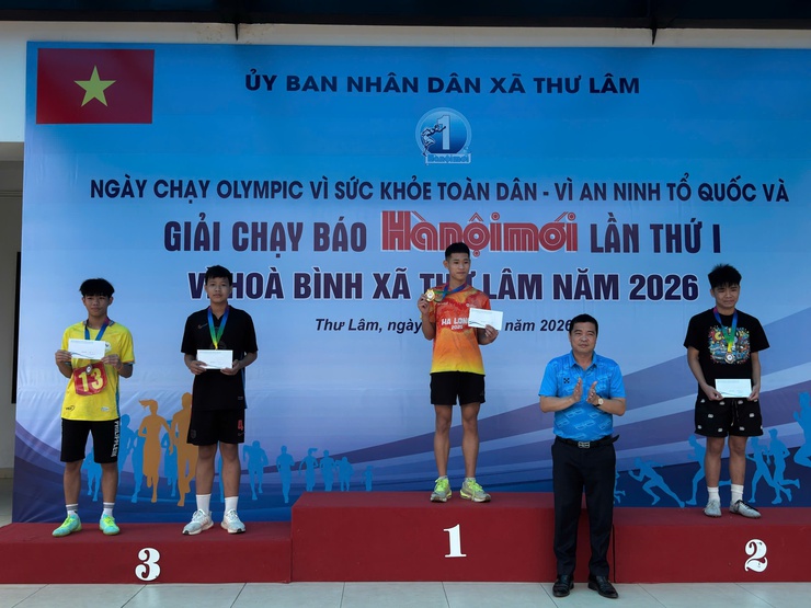 UBND XÃ THƯ LÂM TỔ CHỨC NGÀY CHẠY OLYMPIC VÌ SỨC KHỎE TOÀN DÂN, VÌ AN NINH TỔ QUỐC VÀ GIẢI CHẠY BÁO HÀ NỘI MỚI LẦN THỨ I – VÌ HÒA BÌNH NĂM 2026- Ảnh 23.