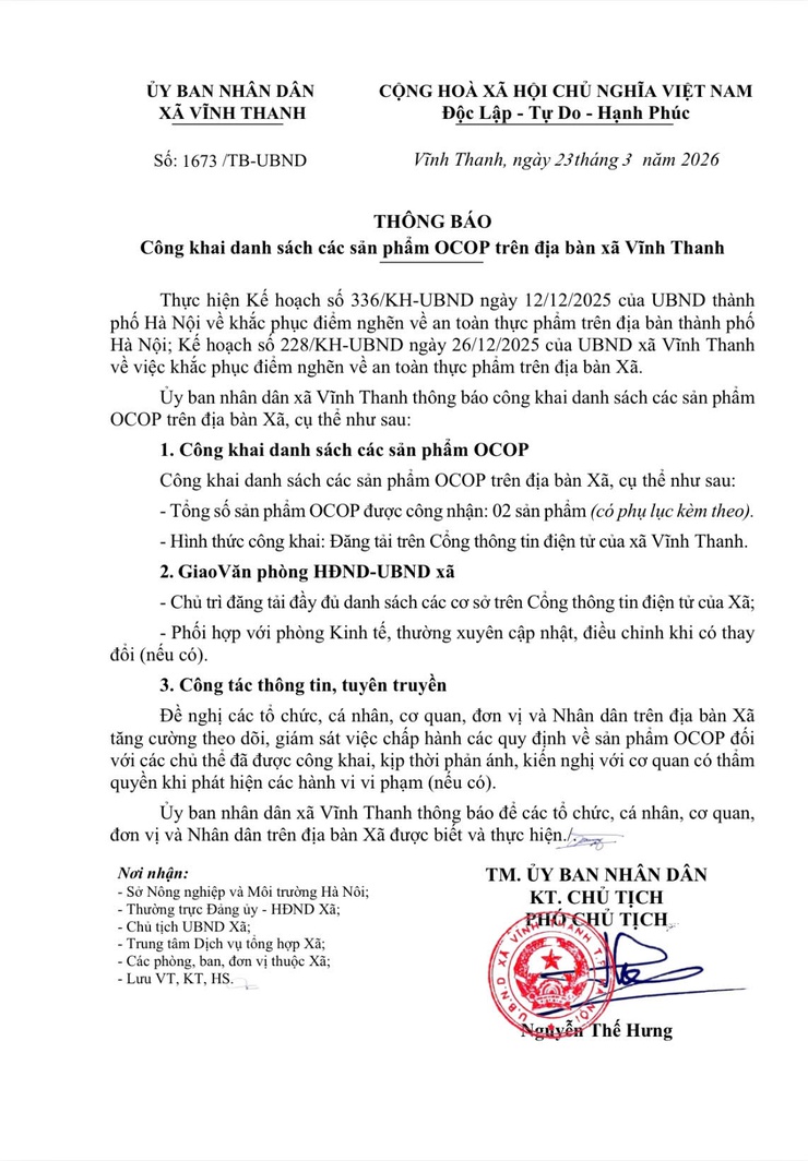 ỦY BAN NHÂN DÂN XÃ VĨNH THANH- Ảnh 1.