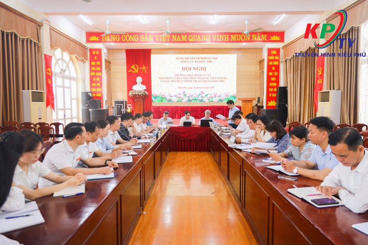 Kiều Phú; Thường trực Đảng ủy xã giao ban với UB MTTQ và các tổ chức chính trị - xã hội quý I, triển khai nhiệm vụ trọng tâm năm 2026.- Ảnh 1.