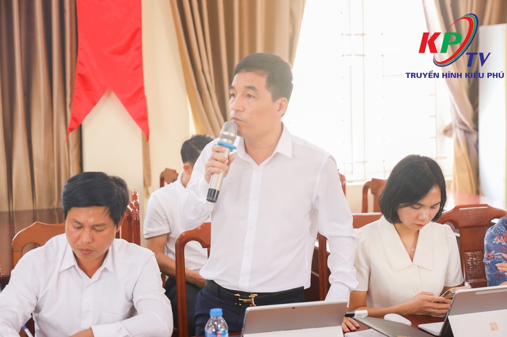 Kiều Phú; Thường trực Đảng ủy xã giao ban với UB MTTQ và các tổ chức chính trị - xã hội quý I, triển khai nhiệm vụ trọng tâm năm 2026.- Ảnh 13.