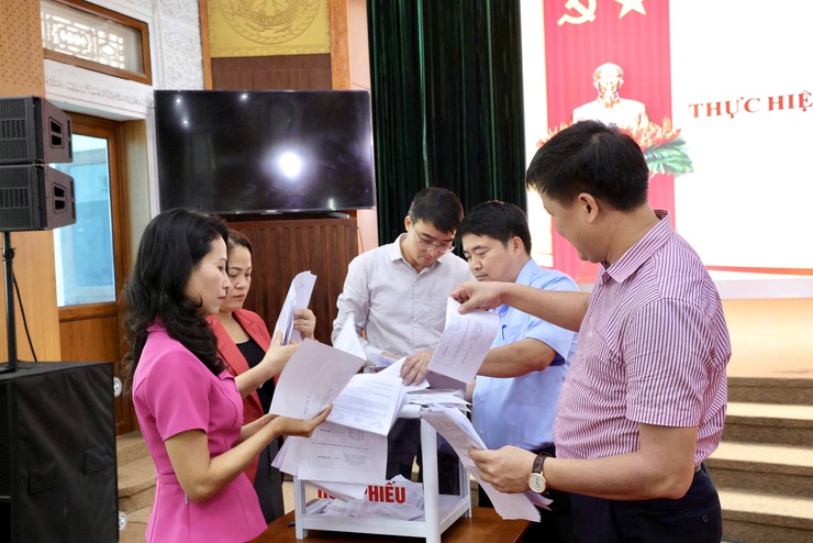 Đảng ủy xã Thư Lâm tổ chức Hội nghị cán bộ chủ chốt thực hiện quy trình công tác cán bộ- Ảnh 11.