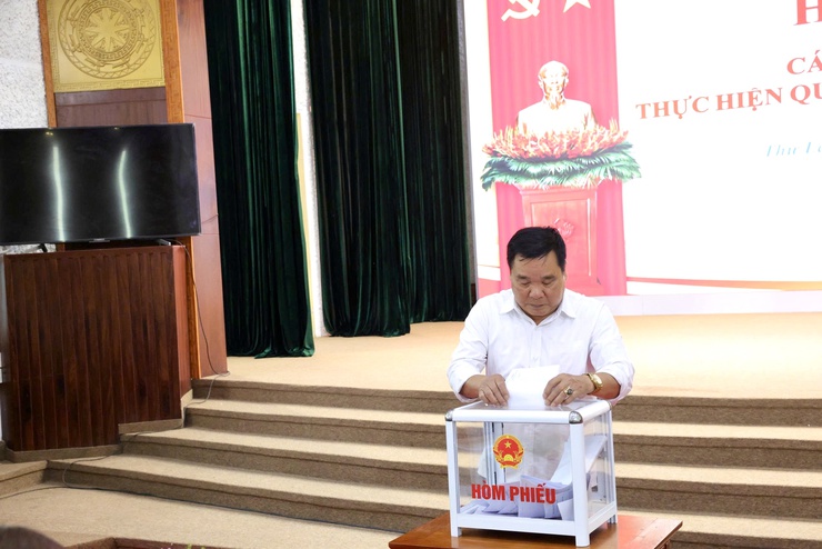 Đảng ủy xã Thư Lâm tổ chức Hội nghị cán bộ chủ chốt thực hiện quy trình công tác cán bộ- Ảnh 6.