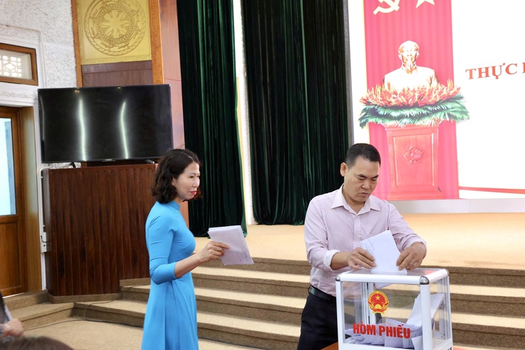 Đảng ủy xã Thư Lâm tổ chức Hội nghị cán bộ chủ chốt thực hiện quy trình công tác cán bộ- Ảnh 8.