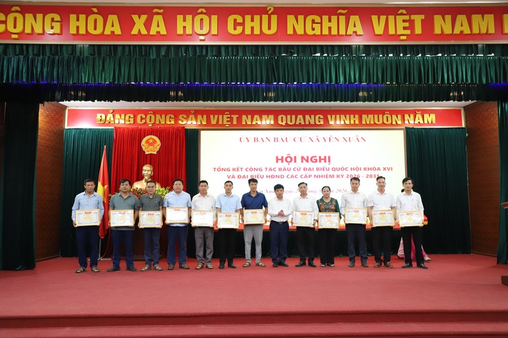Hội nghị tổng kết công tác bầu cử đại biểu Quốc hội khóa XVI và đại biểu Hội đồng nhân dân các cấp nhiệm kỳ 2026–2031- Ảnh 7.