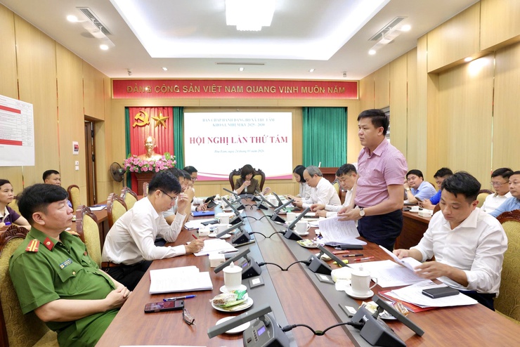 Ban Chấp hành Đảng bộ xã Thư Lâm khoá I, nhiệm kỳ 2025—2030 tổ chức Hội nghị lần thứ Tám- Ảnh 5.