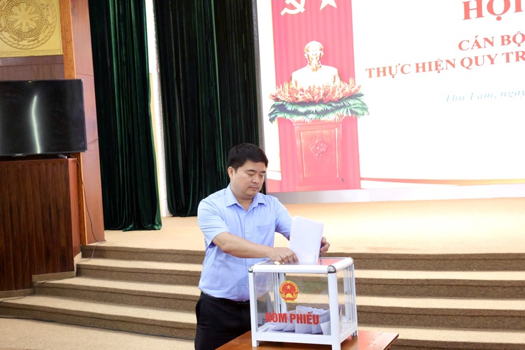 Đảng ủy xã Thư Lâm tổ chức Hội nghị cán bộ chủ chốt thực hiện quy trình công tác cán bộ- Ảnh 10.