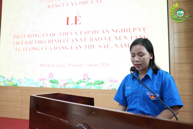 Xã Phú Cát phát động Cuộc thi chính luận về bảo vệ nền tảng tư tưởng của Đảng lần thứ VI - năm 2026- Ảnh 5.