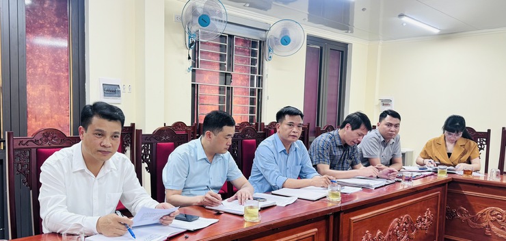 UBND xã tổ chức làm việc về công tác đầu tư công năm 2026- Ảnh 3.