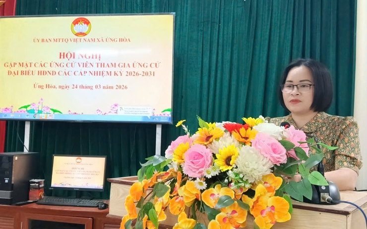 MTTQ XÃ ỨNG HÒA GẶP MẶT, CẢM ƠN CÁC ỨNG CỬ VIÊN HĐND CÁC CẤP NHIỆM KỲ 2026–2031- Ảnh 2.