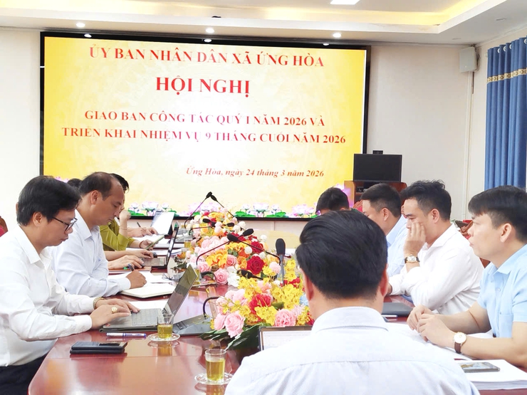 UBND XÃ ỨNG HOÀ: TĂNG CƯỜNG CHỈ ĐẠO THỰC HIỆN CÁC NHIỆM VỤ TRỌNG TÂM NĂM 2026.- Ảnh 3.