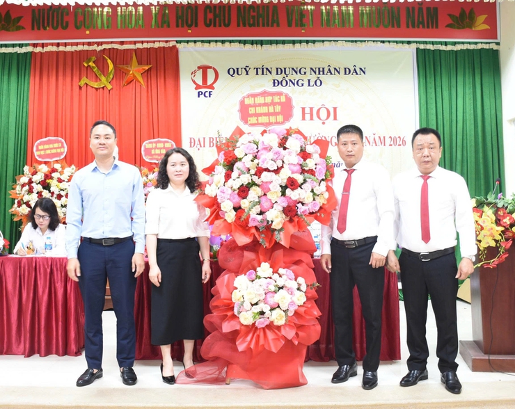 ĐẠI HỘI ĐẠI BIỂU THÀNH VIÊN THƯỜNG NIÊN QUỸ TÍN DỤNG NHÂN DÂN ĐÔNG LỖ NĂM 2026.- Ảnh 7.