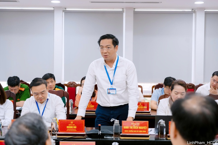 Đoàn kiểm tra số 11 Ban Thường vụ Thành ủy làm việc tại Việt Hưng và Long Biên về triển khai nghị quyết của Đảng- Ảnh 9.