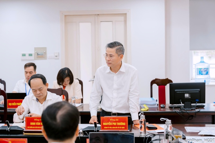 Đoàn kiểm tra số 11 Ban Thường vụ Thành ủy làm việc tại Việt Hưng và Long Biên về triển khai nghị quyết của Đảng- Ảnh 5.