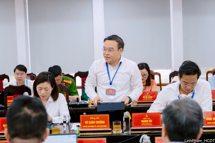 Đoàn kiểm tra số 11 Ban Thường vụ Thành ủy làm việc tại Việt Hưng và Long Biên về triển khai nghị quyết của Đảng- Ảnh 8.