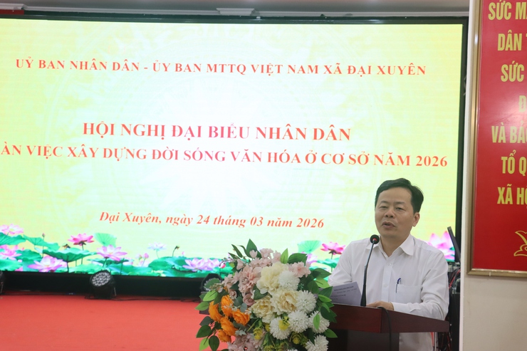 Hội nghị đại biểu nhân dân bàn việc xây dựng đời sống văn hóa ở cơ sở năm 2026- Ảnh 7.