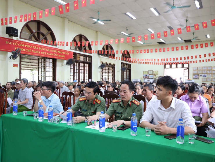 Tam Hưng tổ chức hội nghị phổ biến, tiếp nhận ý kiến Nhân dân về Dự án xây dựng Học viện An ninh nhân dân Cơ sở 2- Ảnh 5.