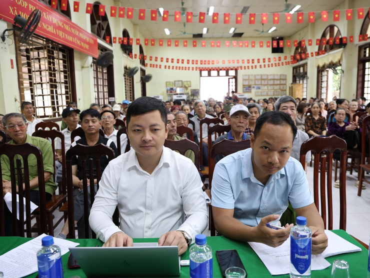 Tam Hưng tổ chức hội nghị phổ biến, tiếp nhận ý kiến Nhân dân về Dự án xây dựng Học viện An ninh nhân dân Cơ sở 2- Ảnh 4.