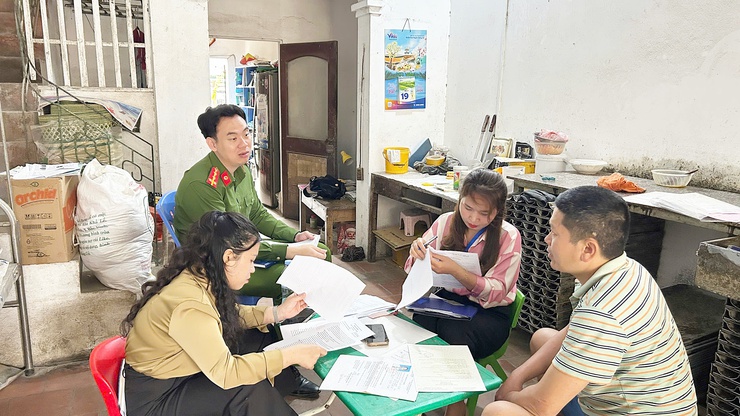 Đoàn kiểm tra liên ngành của UBND xã kiểm tra ATTP tại các cơ sở kinh doanh, dịch vụ ăn uống- Ảnh 3.