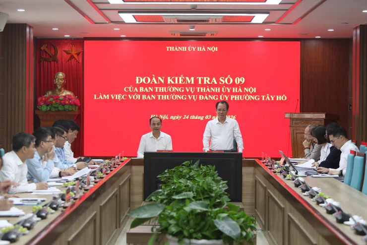 Tây Hồ: Phát huy hiệu quả mô hình vận hành 4 trục trong hệ thống chính trị- Ảnh 1.