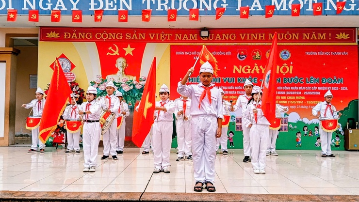 Sôi nổi Ngày hội "Thiếu nhi vui khỏe – Tiến bước lên Đoàn" tại xã Tam Hưng- Ảnh 1.