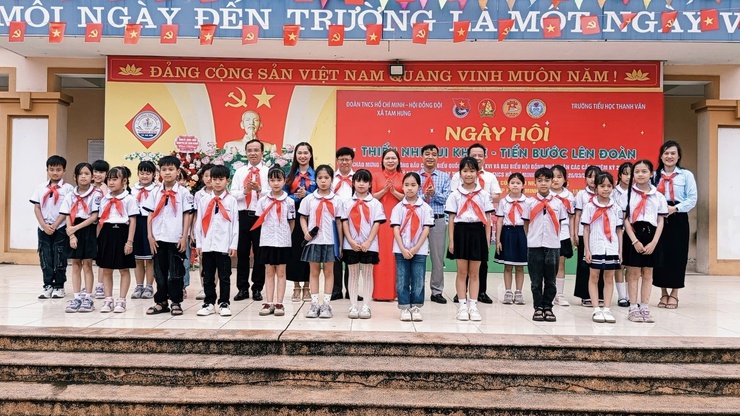 Sôi nổi Ngày hội "Thiếu nhi vui khỏe – Tiến bước lên Đoàn" tại xã Tam Hưng- Ảnh 7.