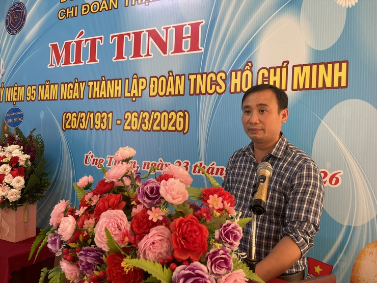 CHI ĐOÀN TRẠM Y TẾ XÃ ỨNG THIÊN TỔ CHỨC MÍT TINH KỶ NIỆM 95 NĂM NGÀY THÀNH LẬP ĐOÀN TNCS HỒ CHÍ MINH- Ảnh 3.