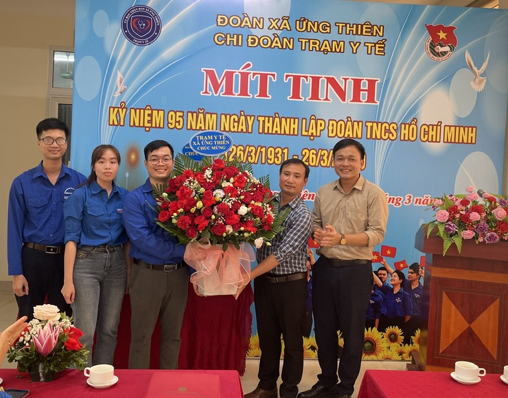 CHI ĐOÀN TRẠM Y TẾ XÃ ỨNG THIÊN TỔ CHỨC MÍT TINH KỶ NIỆM 95 NĂM NGÀY THÀNH LẬP ĐOÀN TNCS HỒ CHÍ MINH- Ảnh 9.