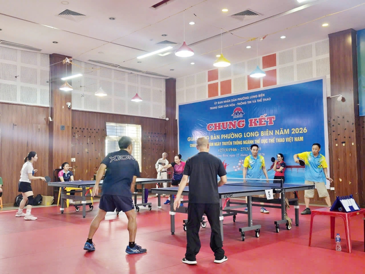 Chung kết Giải Bóng bàn phường Long Biên năm 2026- Ảnh 2.