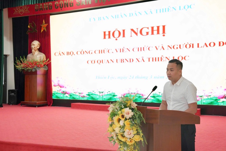 Hội nghị cán bộ, công chức, viên chức và người lao động cơ quan UBND xã Thiên Lộc năm 2026- Ảnh 21.