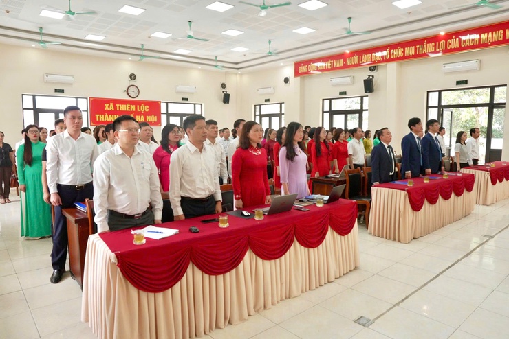 Hội nghị cán bộ, công chức, viên chức và người lao động cơ quan UBND xã Thiên Lộc năm 2026- Ảnh 1.